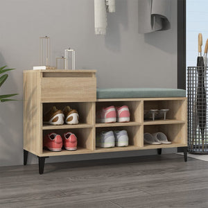 Shoe Cabinet Sonoma Oak 102X36x60 Cm Engineered Wood