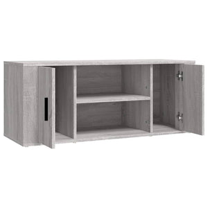 Tv Cabinet Grey Sonoma 100X35x40 Cm Engineered Wood