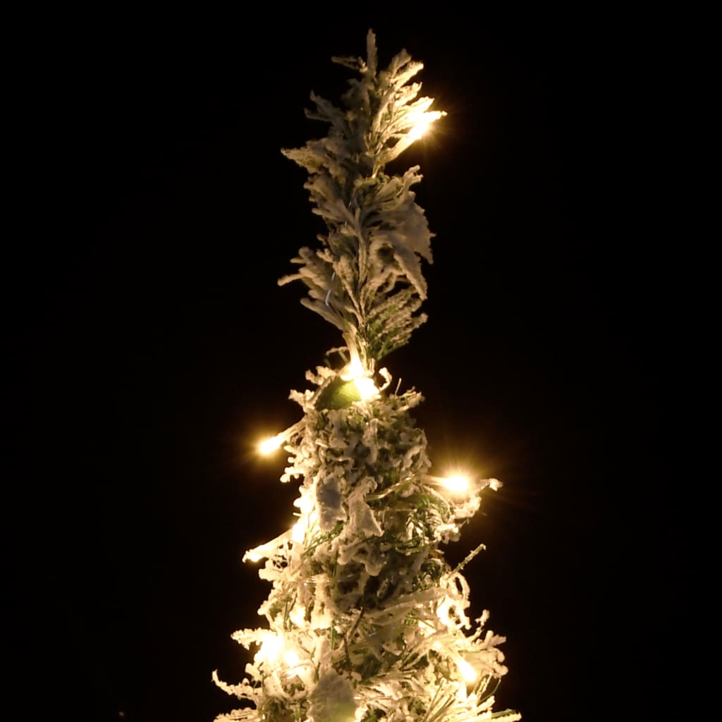 Artificial Christmas Tree Pop-Up Flocked Snow 150 Leds 180 Cm