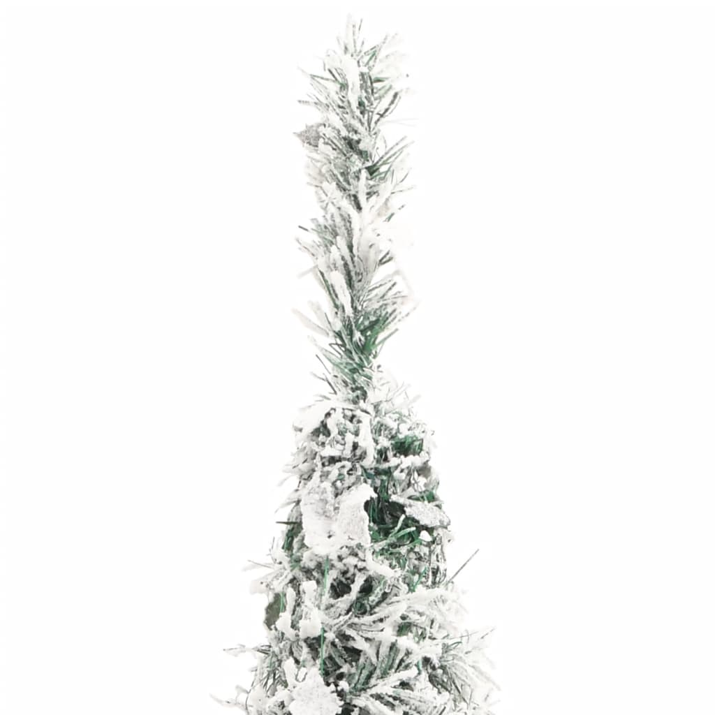 Artificial Christmas Tree Pop-Up Flocked Snow 150 Leds 180 Cm