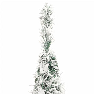 Artificial Christmas Tree Pop-Up Flocked Snow 150 Leds 180 Cm