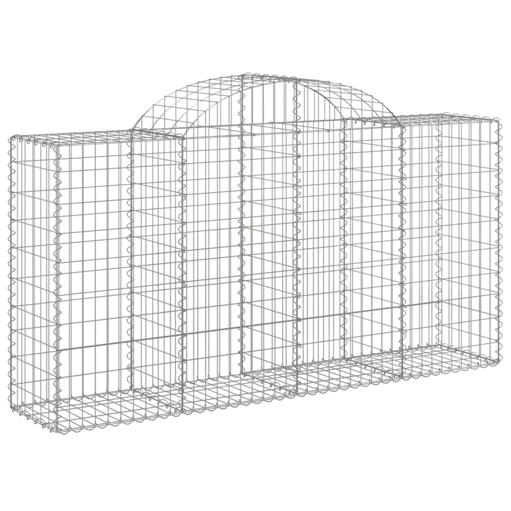 Arched Gabion Basket 200X50x100/120 Cm Galvanised Iron