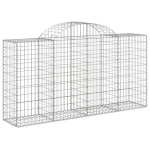 Arched Gabion Basket 200X50x100/120 Cm Galvanised Iron