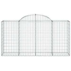 Arched Gabion Basket 200X50x100/120 Cm Galvanised Iron