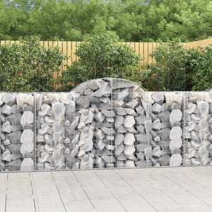 Arched Gabion Basket 200X50x100/120 Cm Galvanised Iron