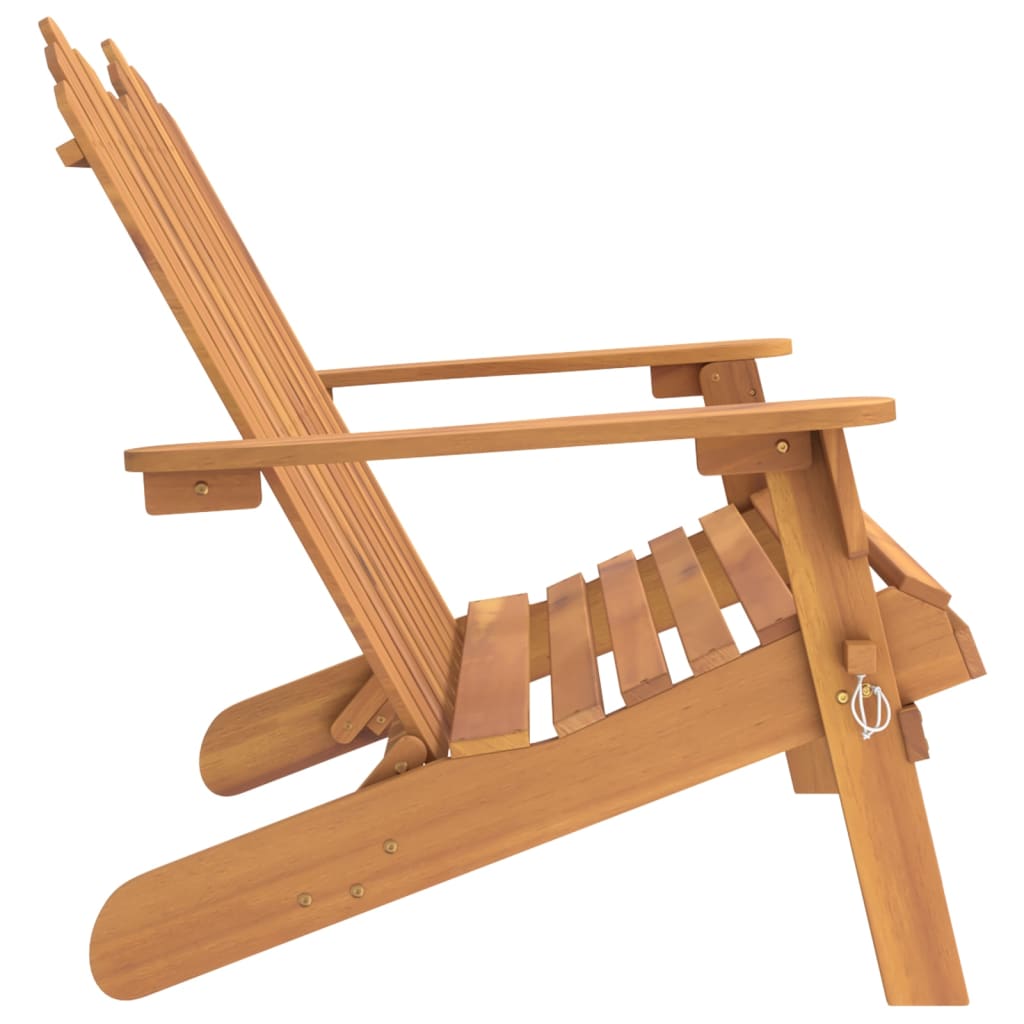 Adirondack Garden Bench 126 Cm Solid Wood Acacia