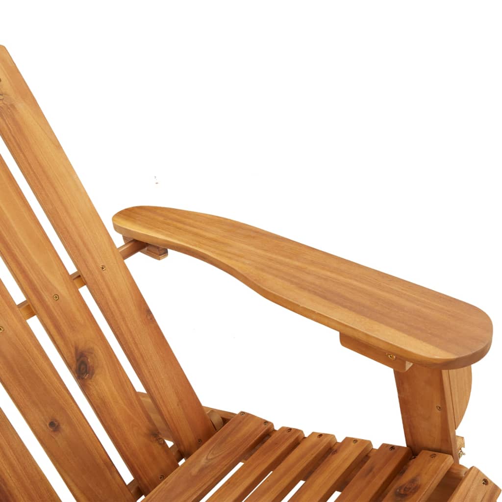 Adirondack Garden Bench 126 Cm Solid Wood Acacia