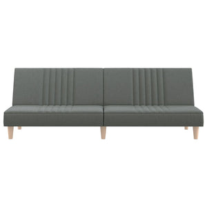 Sofa Bed Dark Grey Fabric