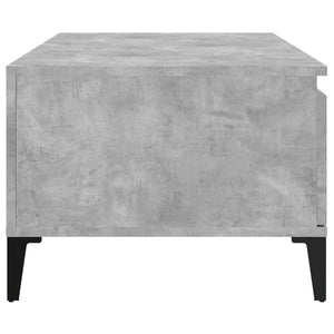 Coffee Table Concrete Grey 90X50x36.5 Cm Engineered Wood