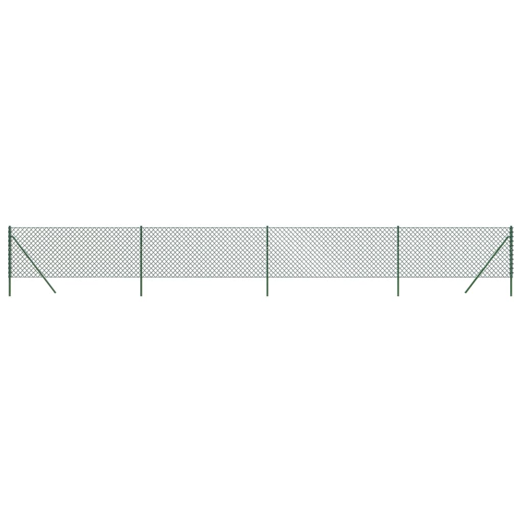 Chain Link Fence Green 1X10 M