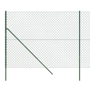 Chain Link Fence Green 1.4X25 M