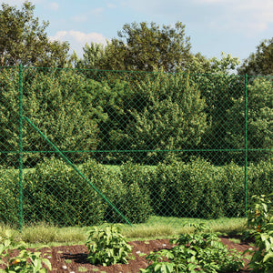 Chain Link Fence Green 1.4X25 M