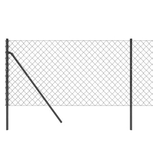 Chain Link Fence Anthracite 0.8X25 M