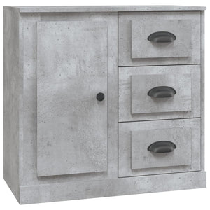 Sideboard Concrete Grey 70X35.5X67.5 Cm Engineered Wood