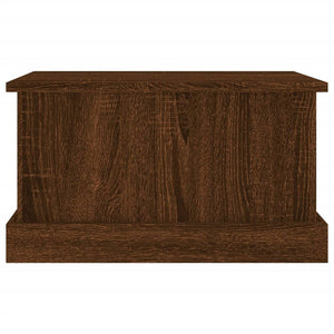 Storage Box Brown Oak 50X30x28 Cm Engineered Wood