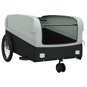 Bike Trailer Black And Grey 45 Kg Iron