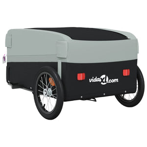 Bike Trailer Black And Grey 45 Kg Iron