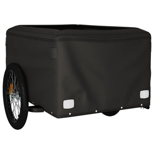 Bike Trailer Black And Grey 45 Kg Iron