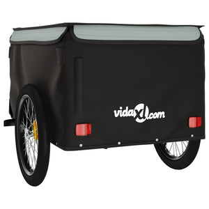 Bike Trailer Black And Grey 45 Kg Iron