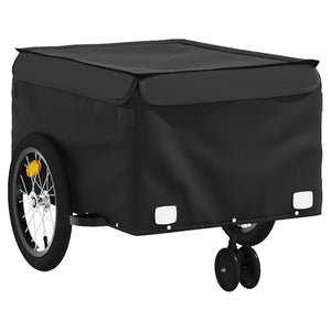 Bike Trailer Black 45 Kg Iron