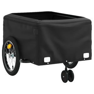 Bike Trailer Black 45 Kg Iron