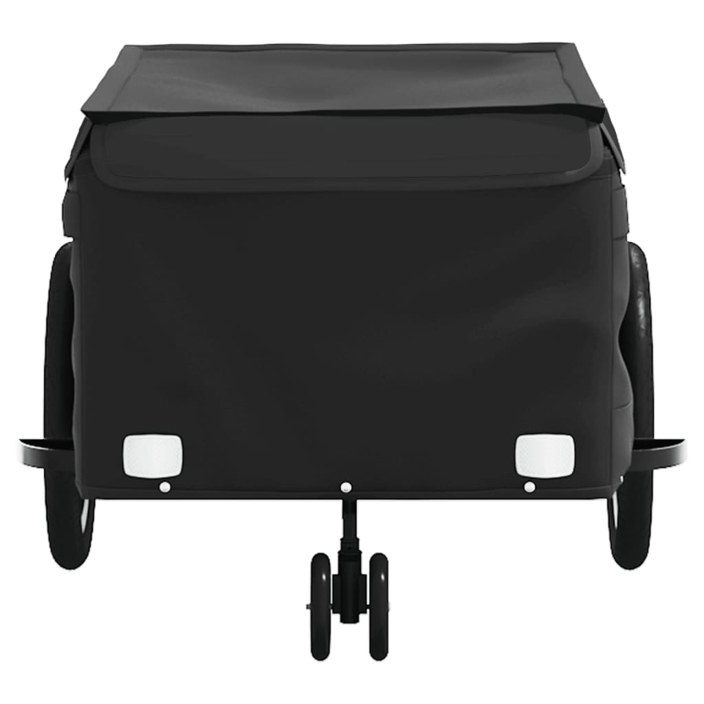 Bike Trailer Black 45 Kg Iron