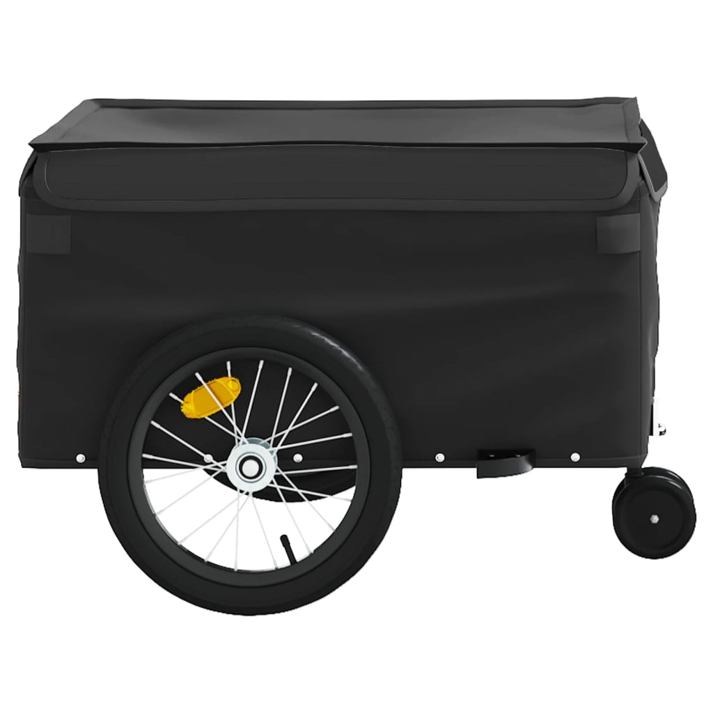 Bike Trailer Black 45 Kg Iron