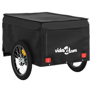 Bike Trailer Black 45 Kg Iron