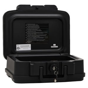 Safe Box Black 38X32.5X16.5 Cm Polypropylene