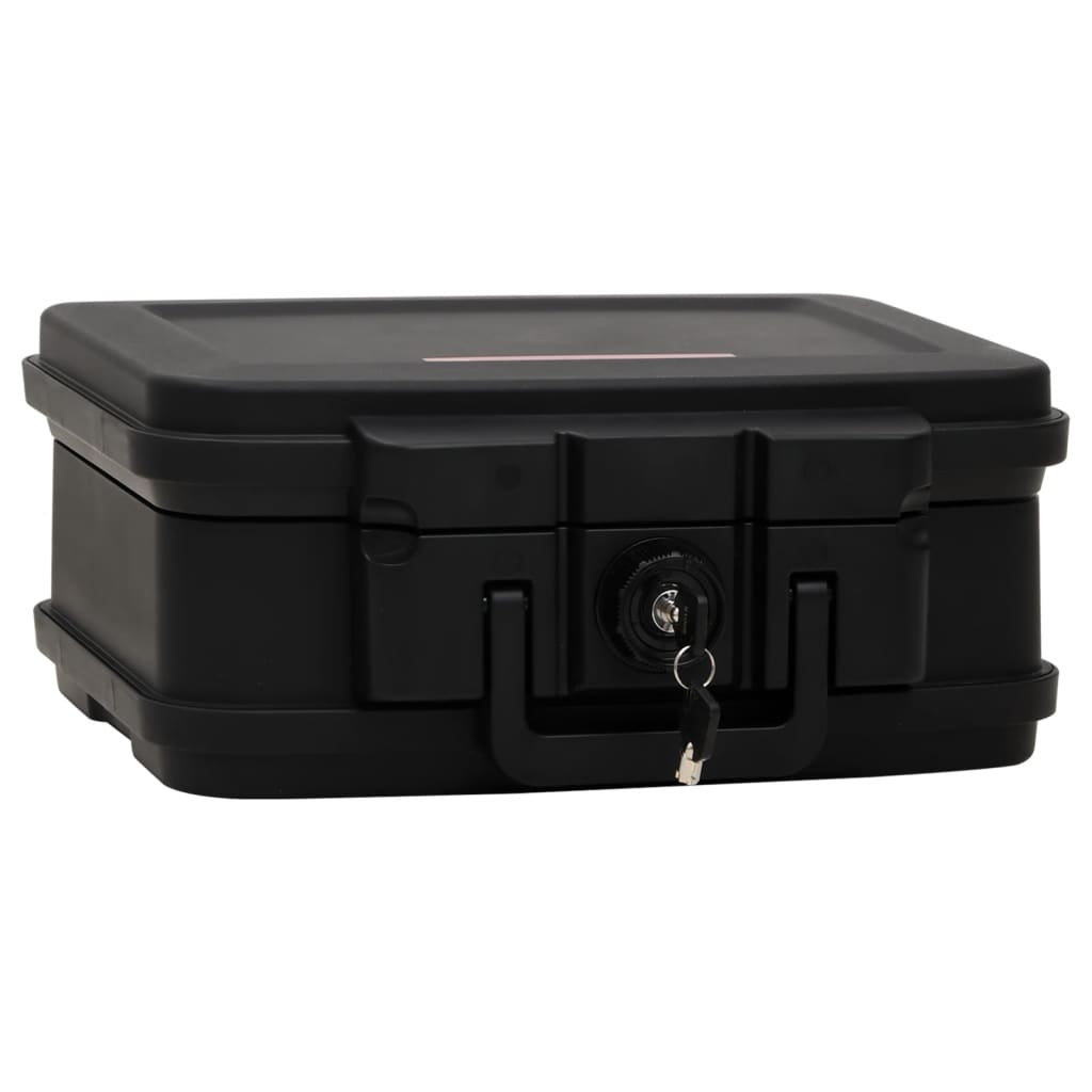 Safe Box Black 38X32.5X16.5 Cm Polypropylene