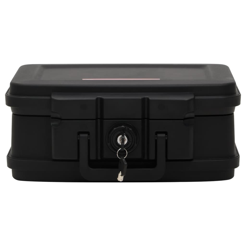 Safe Box Black 38X32.5X16.5 Cm Polypropylene