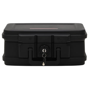 Safe Box Black 38X32.5X16.5 Cm Polypropylene