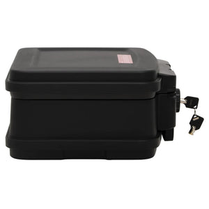 Safe Box Black 38X32.5X16.5 Cm Polypropylene