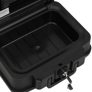 Safe Box Black 38X32.5X16.5 Cm Polypropylene