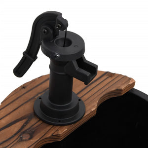 Water Fountain With Pump Solid Wood Fir