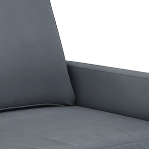 2-Seater Sofa Dark Grey 120 Cm Velvet