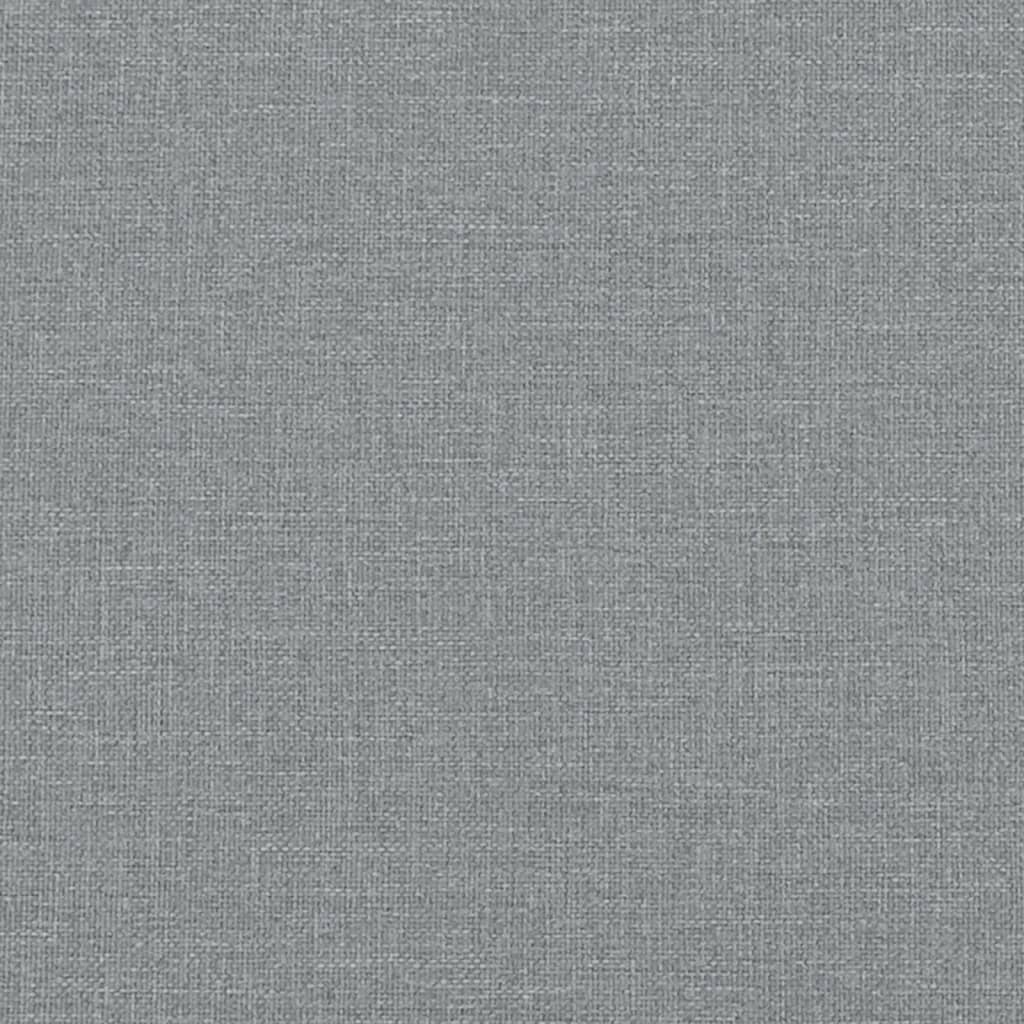 2-Seater Sofa Light Grey 120 Cm Fabric