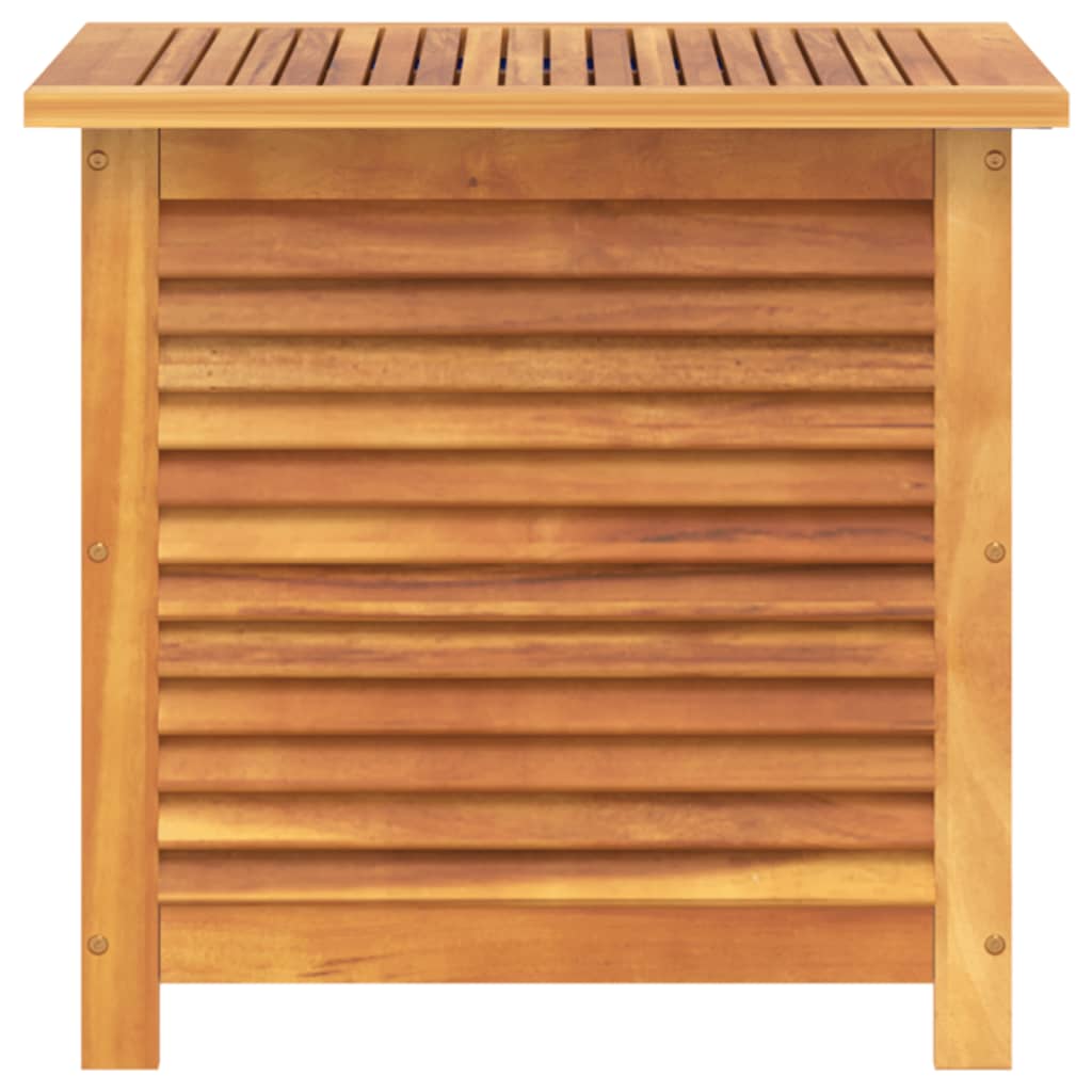 Garden Storage Box With Louver 60X50x56 Cm Solid Wood Acacia