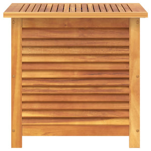 Garden Storage Box With Louver 60X50x56 Cm Solid Wood Acacia