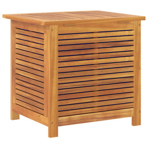Garden Storage Box With Louver 60X50x56 Cm Solid Wood Acacia