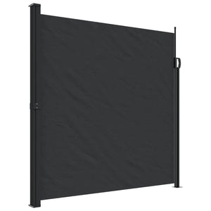 Retractable Side Awning Black 200X500 Cm