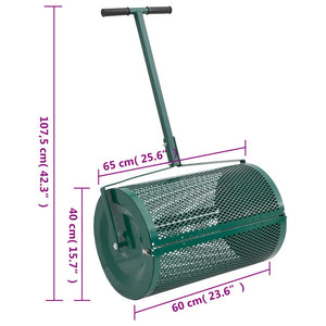 Compost Spreader Green 40X60 Cm Steel