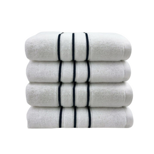 Amor Classic Dobby Stripe Super Soft Premium Cotton Hand Towel 4 Pcs