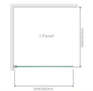 120X120cm Corner Frameless Shower Screen With White Brackets And Brass Hinges Round Knob Handle