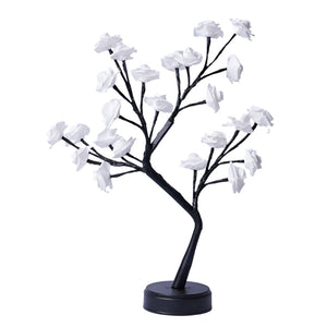 Table Lamp Flower Tree Rose Usb Operated Night Light For Home Wedding Decoration