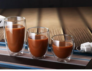 Heat Resistant Double Glass Coffee Cups