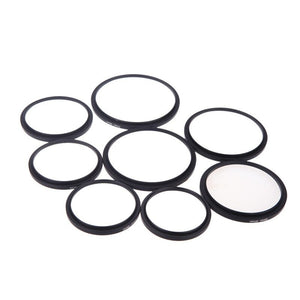 8Pcs Filter Lens Camera Step Up Rings Adapter 49 52 55 58 62 67 72 77 82Mm