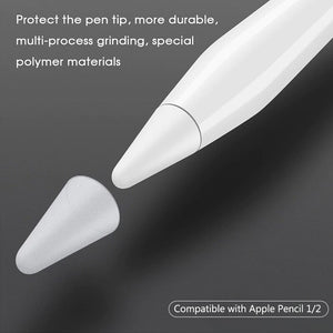 8Pcs Silicone Replacement Tip Case Nib Protective Cover Skin Compatable With Apple Pencil 1St 2Nd Touchscreen Stylus Col