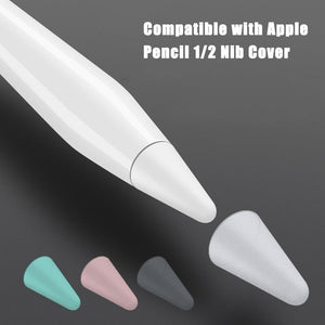 8Pcs Silicone Replacement Tip Case Nib Protective Cover Skin Compatable With Apple Pencil 1St 2Nd Touchscreen Stylus Col