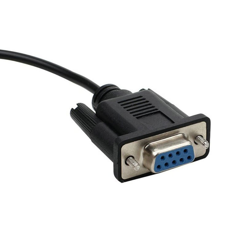 9 Pin Rs232 Db9 Female To 3.5Mm 2.5Mm 3P Male Jack Adapter Serial Cable Cord 1.8M